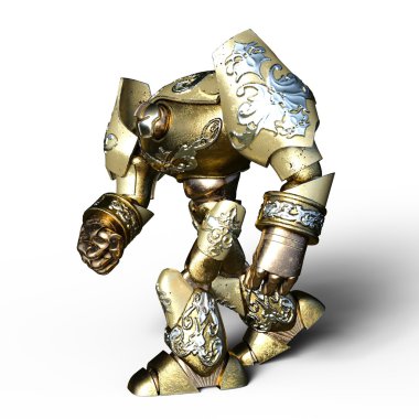 3d cg işleme bir robot.