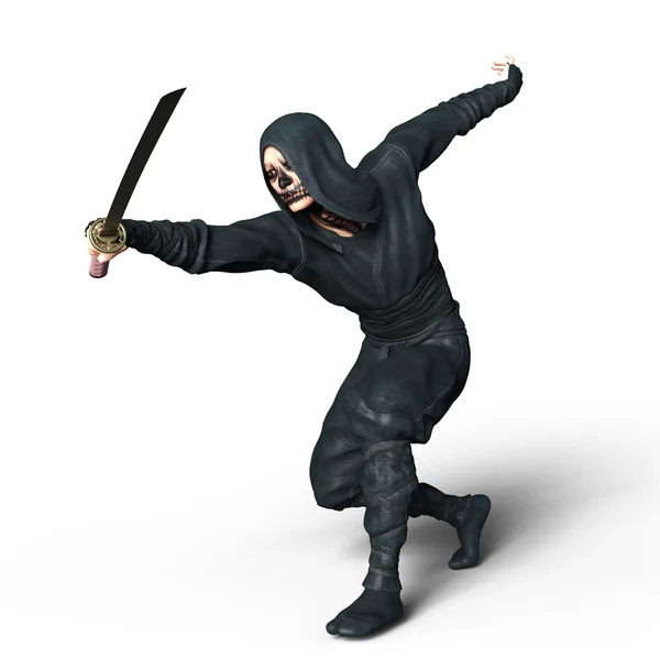 3D CG rendering of a fencer. — Stock Photo, Image