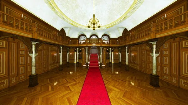 3D CG representación de un palacio . —  Fotos de Stock