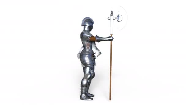 3D rendu 3D d'un chevalier 
