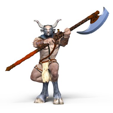 bir canavar 3d cg işleme