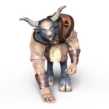 bir canavar 3d cg işleme