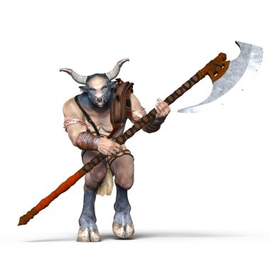 bir canavar 3d cg işleme