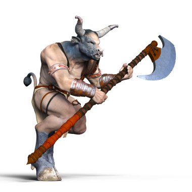 bir canavar 3d cg işleme