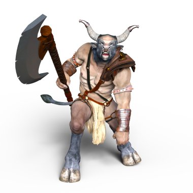 bir canavar 3d cg işleme