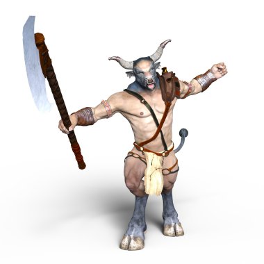 bir canavar 3d cg işleme