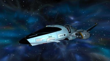 Uzay gemisi 3d cg render