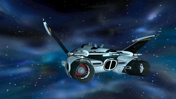 3D CG representación de la nave espacial — Foto de Stock
