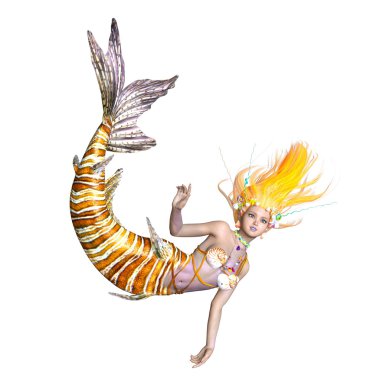 Deniz kızı 3d cg render