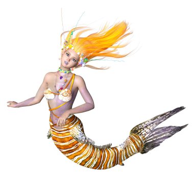 Deniz kızı 3d cg render