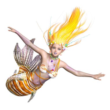 Deniz kızı 3d cg render