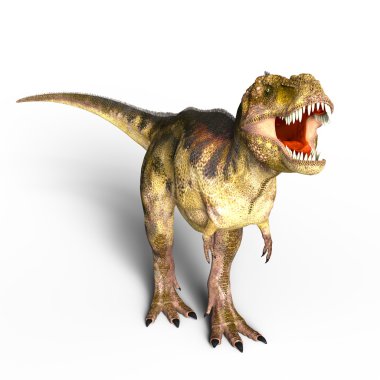 bir dinozor 3d cg işleme