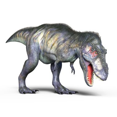 bir dinozor 3d cg işleme