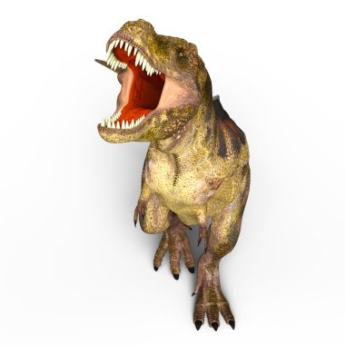 bir dinozor 3d cg işleme