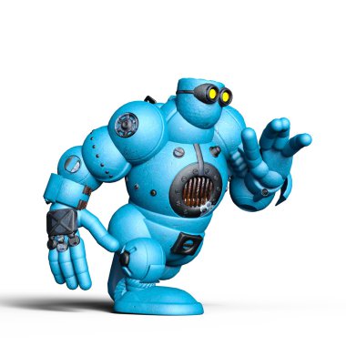 3d cg işleme bir robot