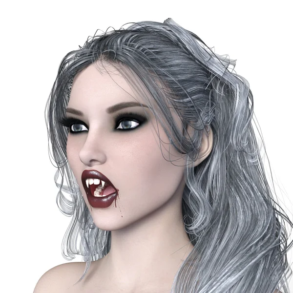 3D CG rendering of a female vampire — Stock Photo, Image