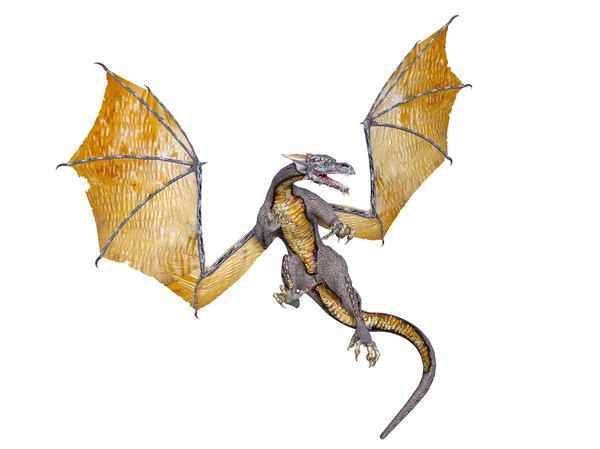 3D cg Darstellung eines Drachen — Stockfoto