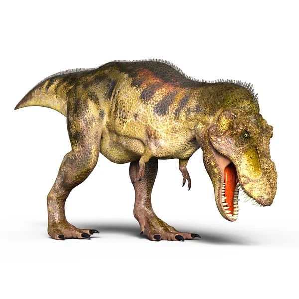 Απόδοσης 3D cg ενός δεινοσαύρου — Φωτογραφία Αρχείου