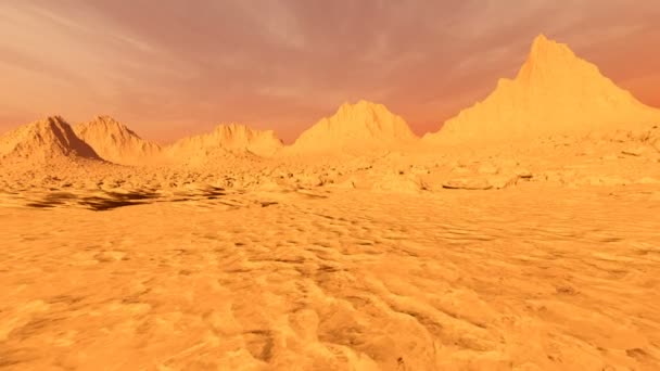 3D CG representación del desierto — Vídeo de stock