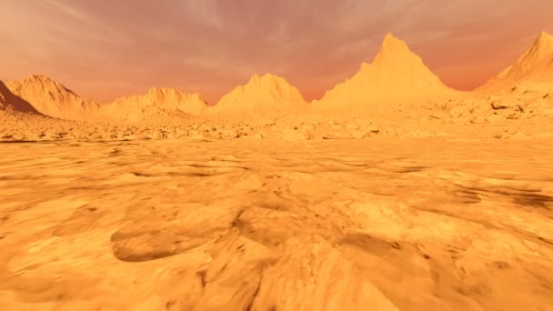 3D CG representación del desierto — Vídeo de stock