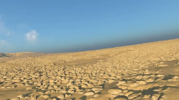 3D CG representación del desierto — Vídeos de Stock