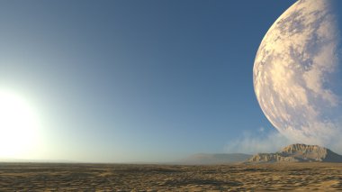 3d cg işleme çöl