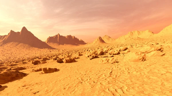 3D CG rendering of desert — Stock Photo, Image