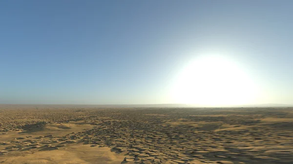 3D CG рендеринг пустыни — стоковое фото