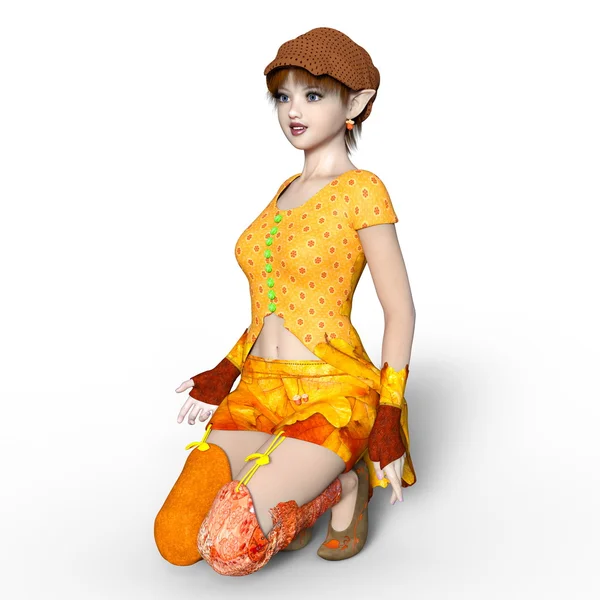 3D CG rendering of a fairy — Stock Photo, Image