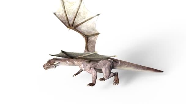 3D rendu 3D d'un dragon 