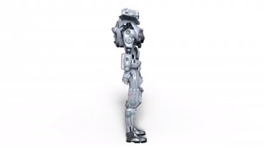 3d cg işleme bir robot