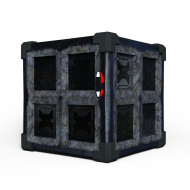 bir kapsayıcının 3d cg işleme