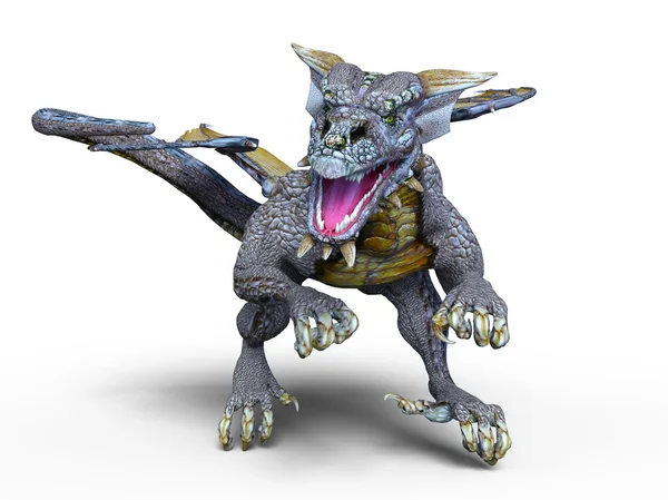 3D CG representación de un dragón — Foto de Stock