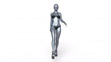 bir yürüyüş 3d cg işleme 