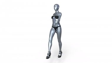bir yürüyüş 3d cg işleme 