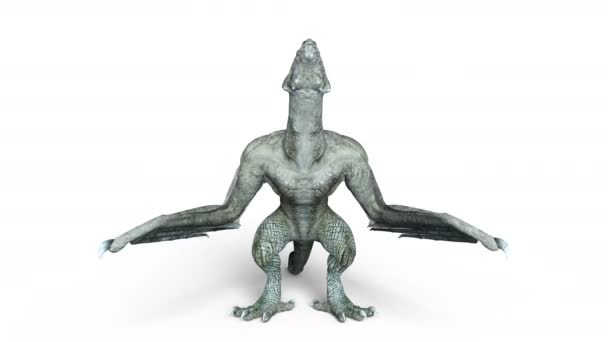 3D rendu 3D d'un dragon 
