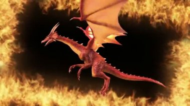 3d cg işleme bir ejderha