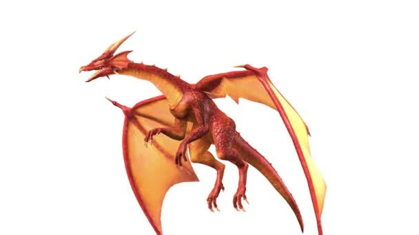 3D rendu 3D d'un dragon 