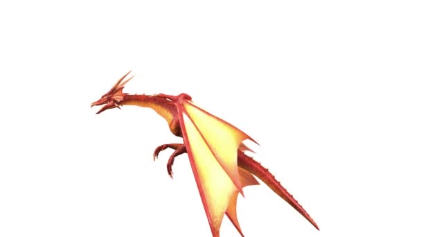3D rendu 3D d'un dragon 