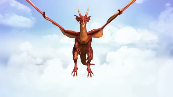 3D rendu 3D d'un dragon 