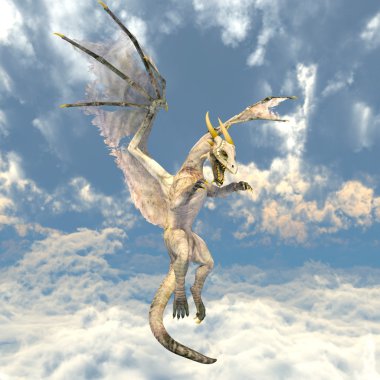 3d cg işleme bir ejderha