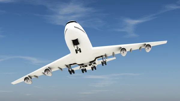 Vykreslování 3D cg letadla — Stock fotografie