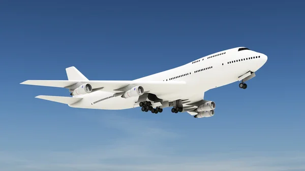3D CG візуалізація літака — стокове фото