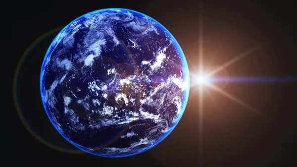 3D CG rendering of the earth — Stock Photo, Image