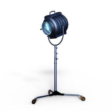 3d cg işleme düz bir ışık