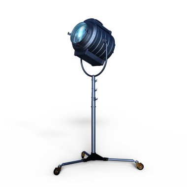 3d cg işleme düz bir ışık