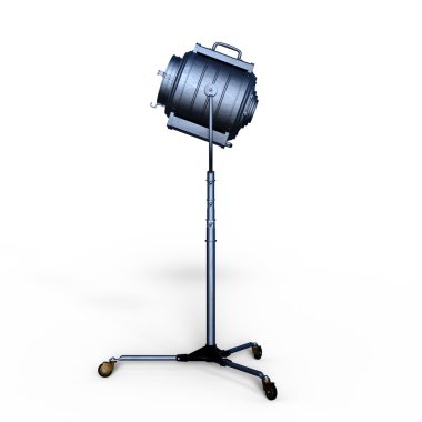 3d cg işleme düz bir ışık