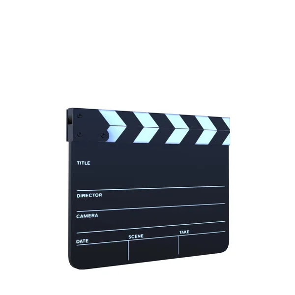 3D CG rendering of a clapperboard — Stock Photo, Image