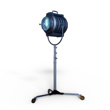 3d cg işleme düz bir ışık