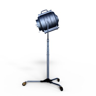 3d cg işleme düz bir ışık